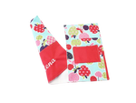 Atelier MiaMia - U-book cover cotton with embroidery Austria and Germany fruit