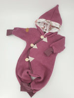 Atelier MiaMia - Walk - tuta neonato bambino da 50 a 110 fiori firmati rosa antico walk tuta Walk W20